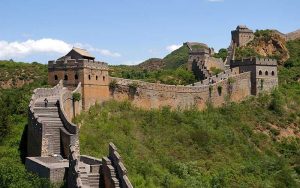 دیوار چین از دیوارچین مکمل آجر و گیاه